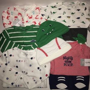 NWT Carter’s Pajamas bundle size 9M